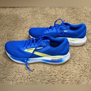 Brooks Adrenalin GTS 24 Blue and Yellow Athletic Shoes